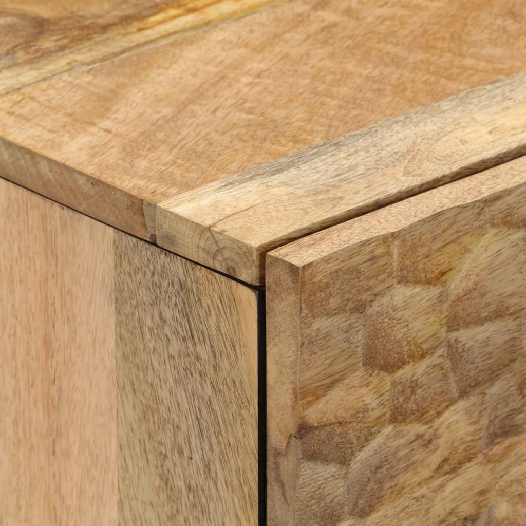 Beistellschrank 60x33x75 cm Massivholz Akazie