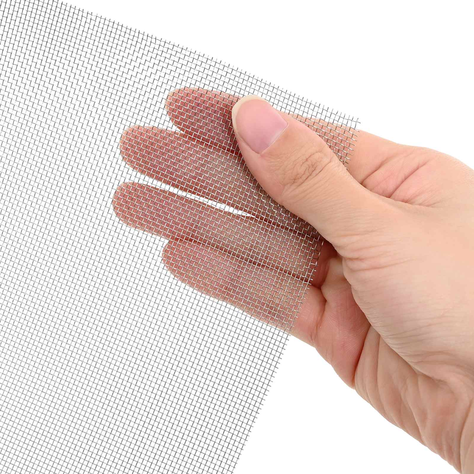Mesh Bildschirm 20 x 500 cm 20 Mesh Edelstahl 201 Silber