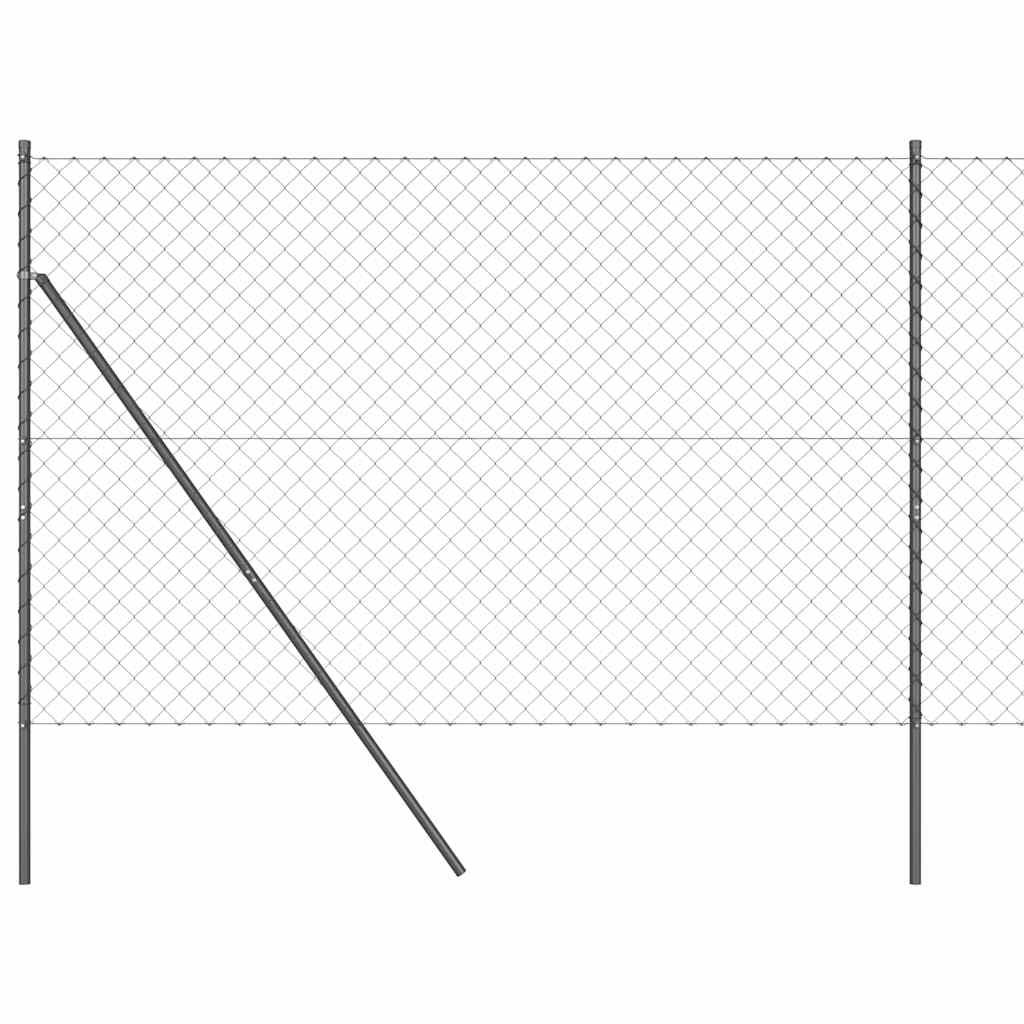 Outdoor Kettenglied-Zaun Erdfixierung 10 x 0,4 m Grün Netz