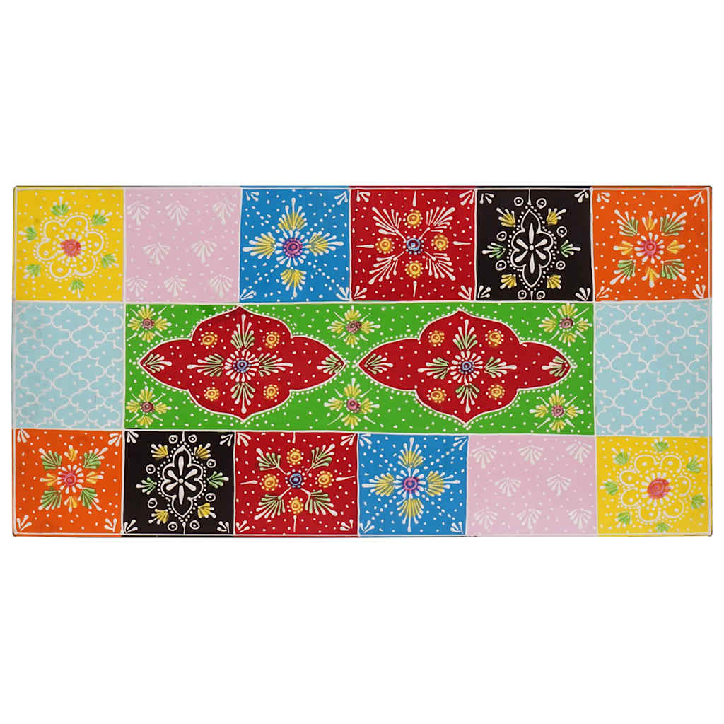 TV-Schränk Mehrfarbig 100 x 30 x 24 cm Massivholz Mango
