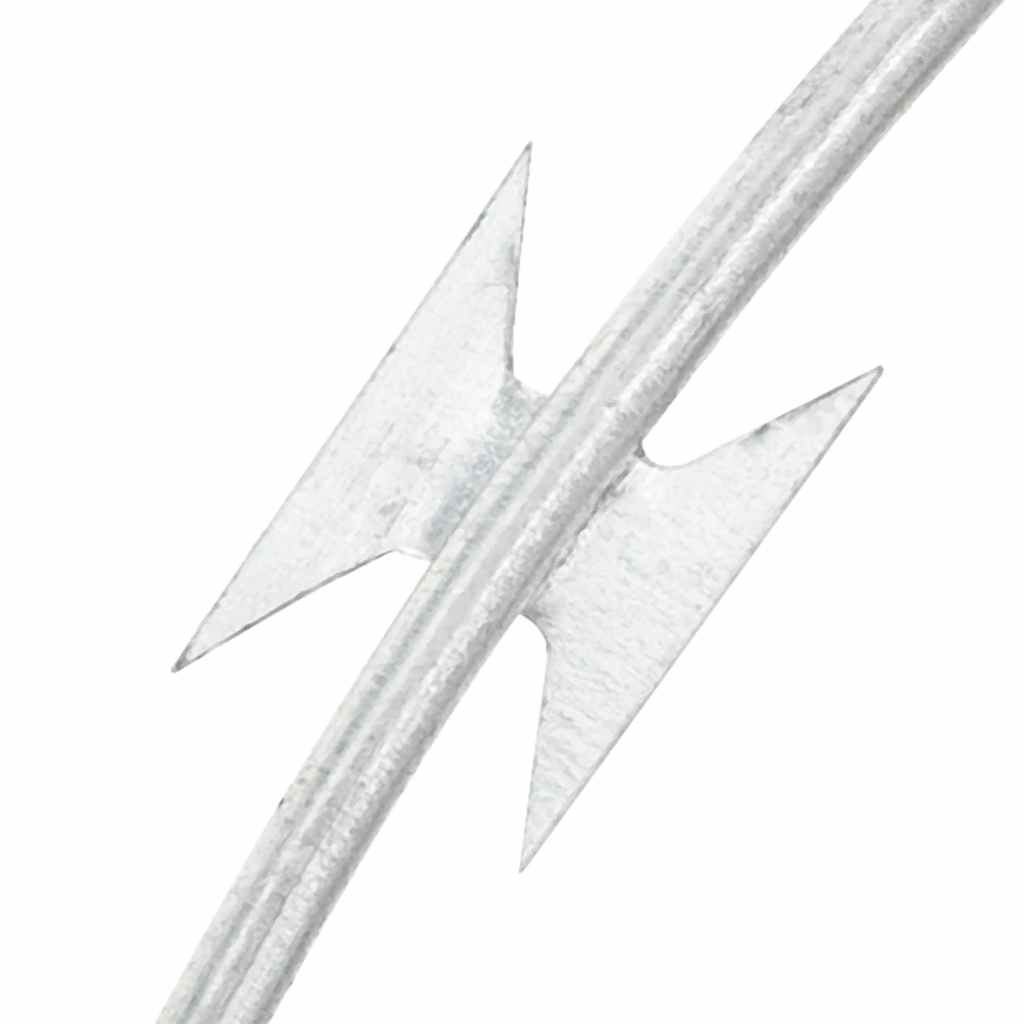 Stacheldraht Concertina Klingendraht Verzinkter Stahl 100 m