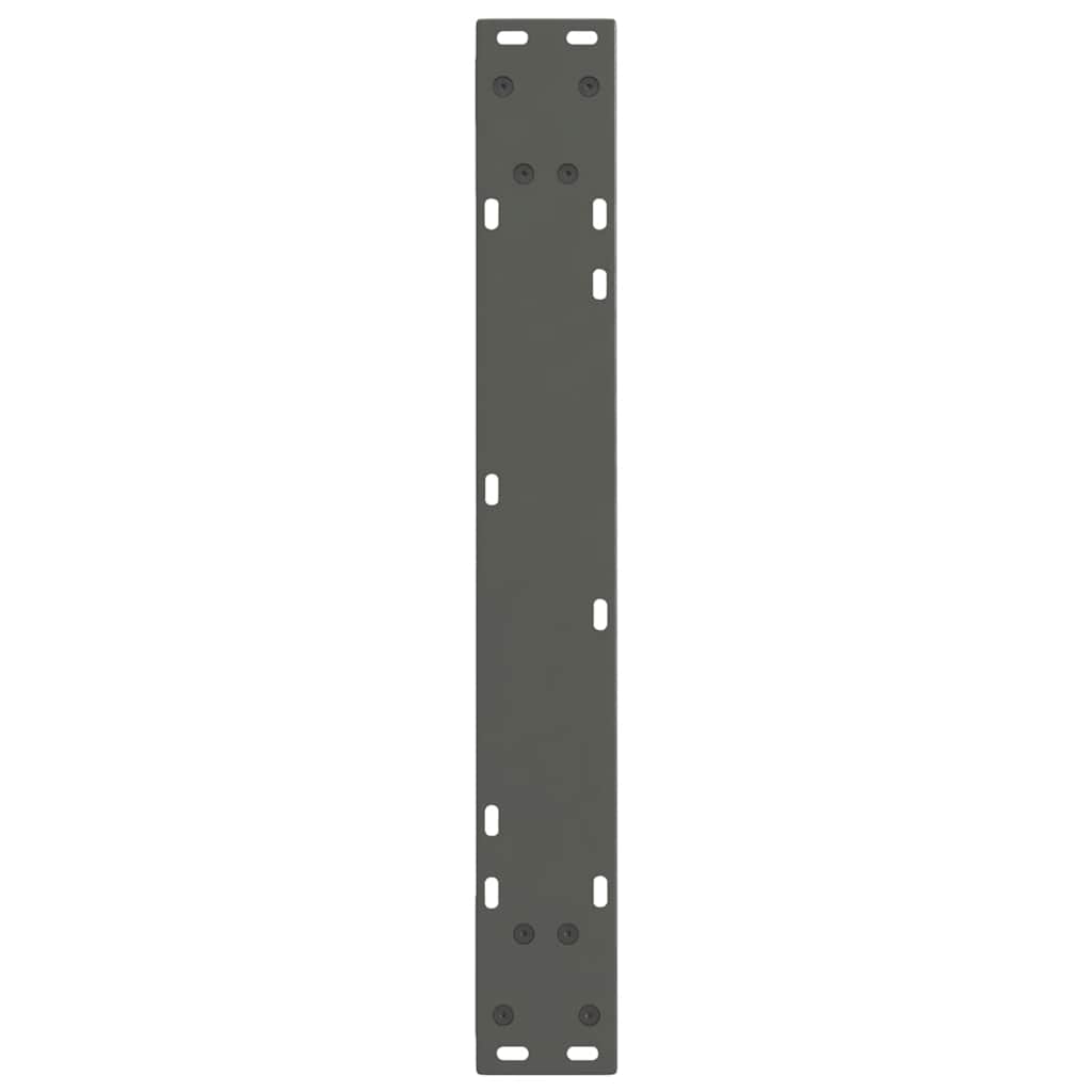 Couchtischbeine V-Form 2 Stück Schwarz 30x(30-31,3) cm Stahl