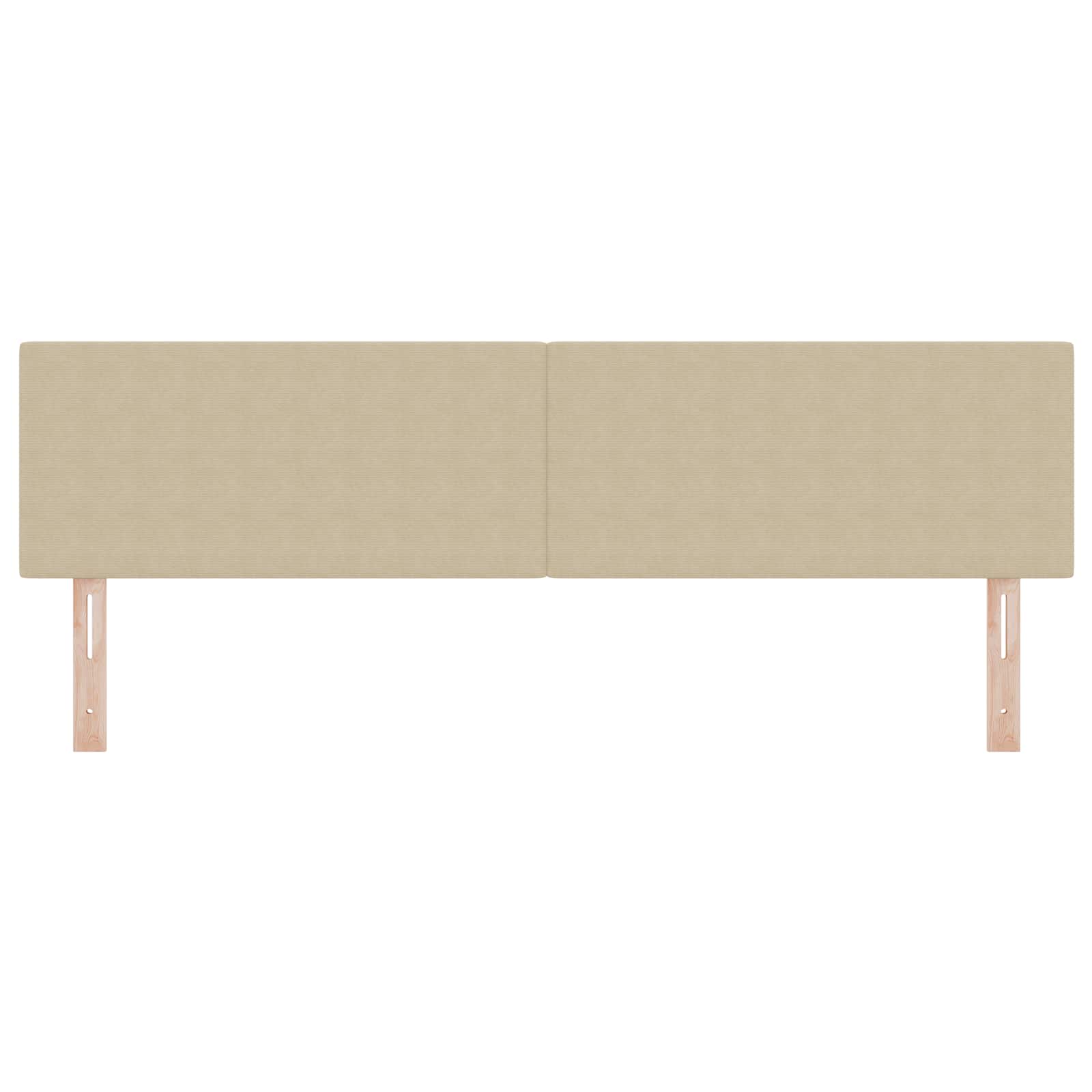 Kopfteil Hellgrau 80 cm Cordstoff