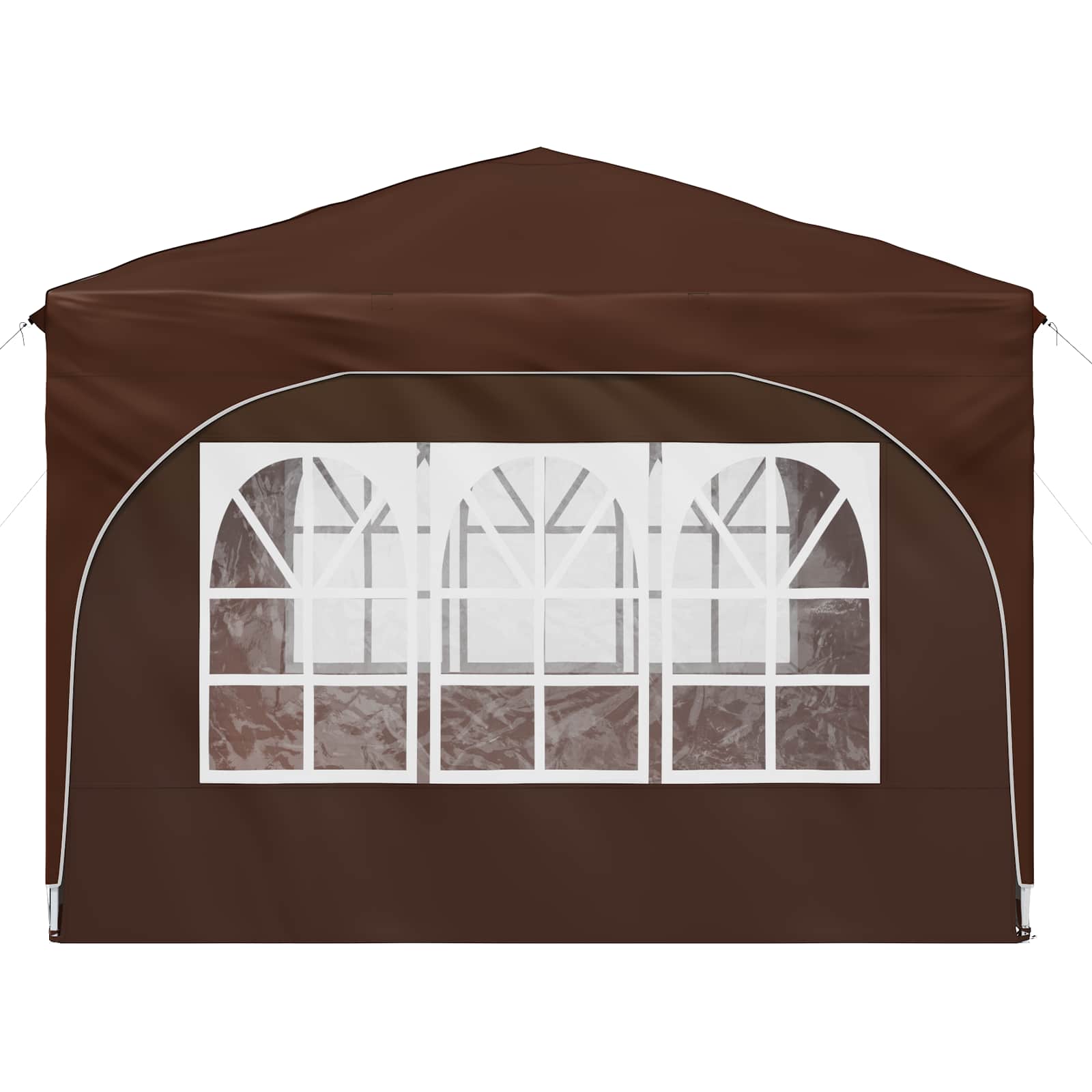 Pop-up Partyzelt 290 x 290 x 245 cm Creme