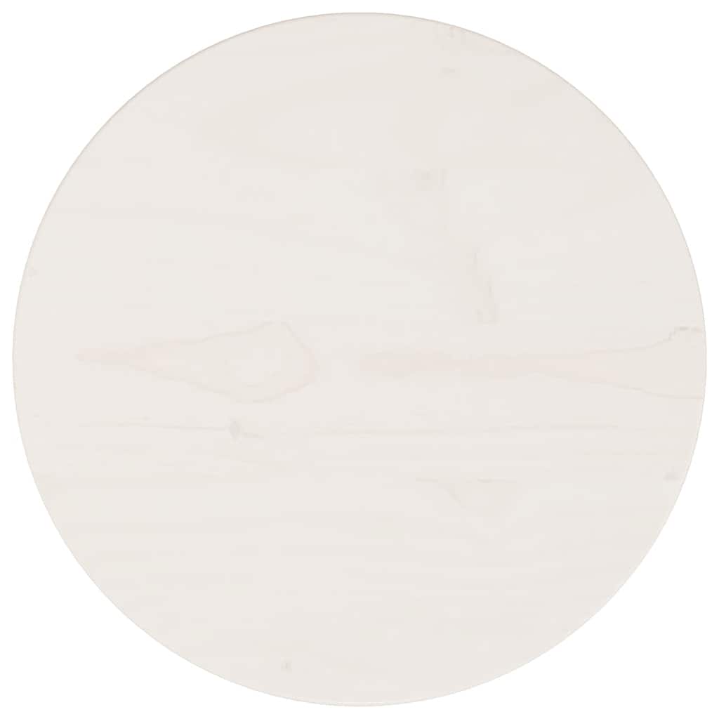 Tischplatte Ø40x2,5 cm Massivholz Kiefer