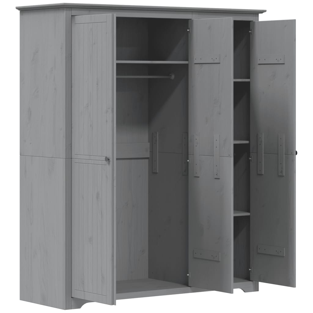 Kleiderschrank BODO Honigbraun 53,5 x 99 x 173 cm Holzwerkstoff