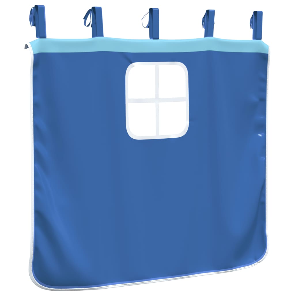 Vorhänge für Hochbett Weiß und Schwarz Polyester