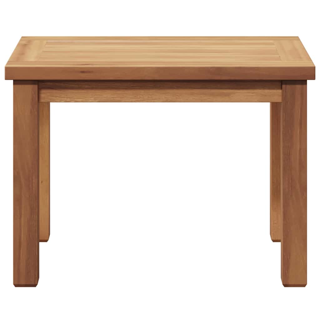 Couchtisch Braun 45 x 45 x 36 cm Massivholz Teak
