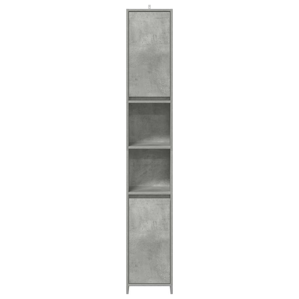 Badezimmerschrank Weiß 30x30x183,5 cm Holzwerkstoff