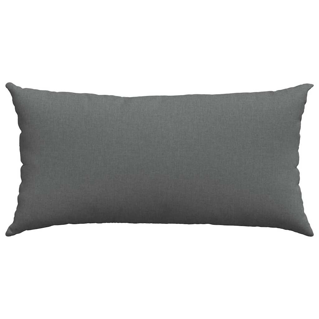 Sofakissen 2 pcs Hellgrau 50 x 30 cm Stoff