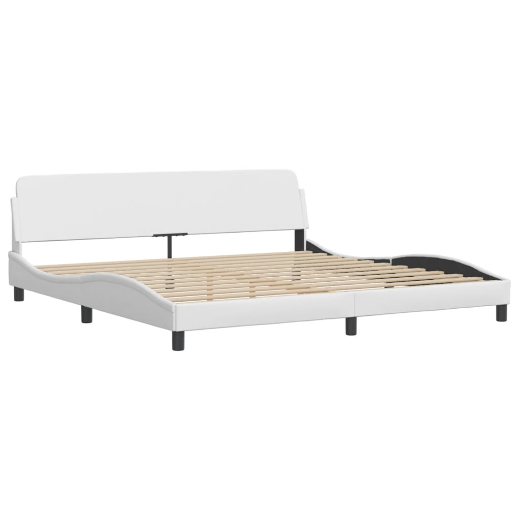 Bett mit Matratze "Dover" Schwarz 80x200 cm Kunstleder