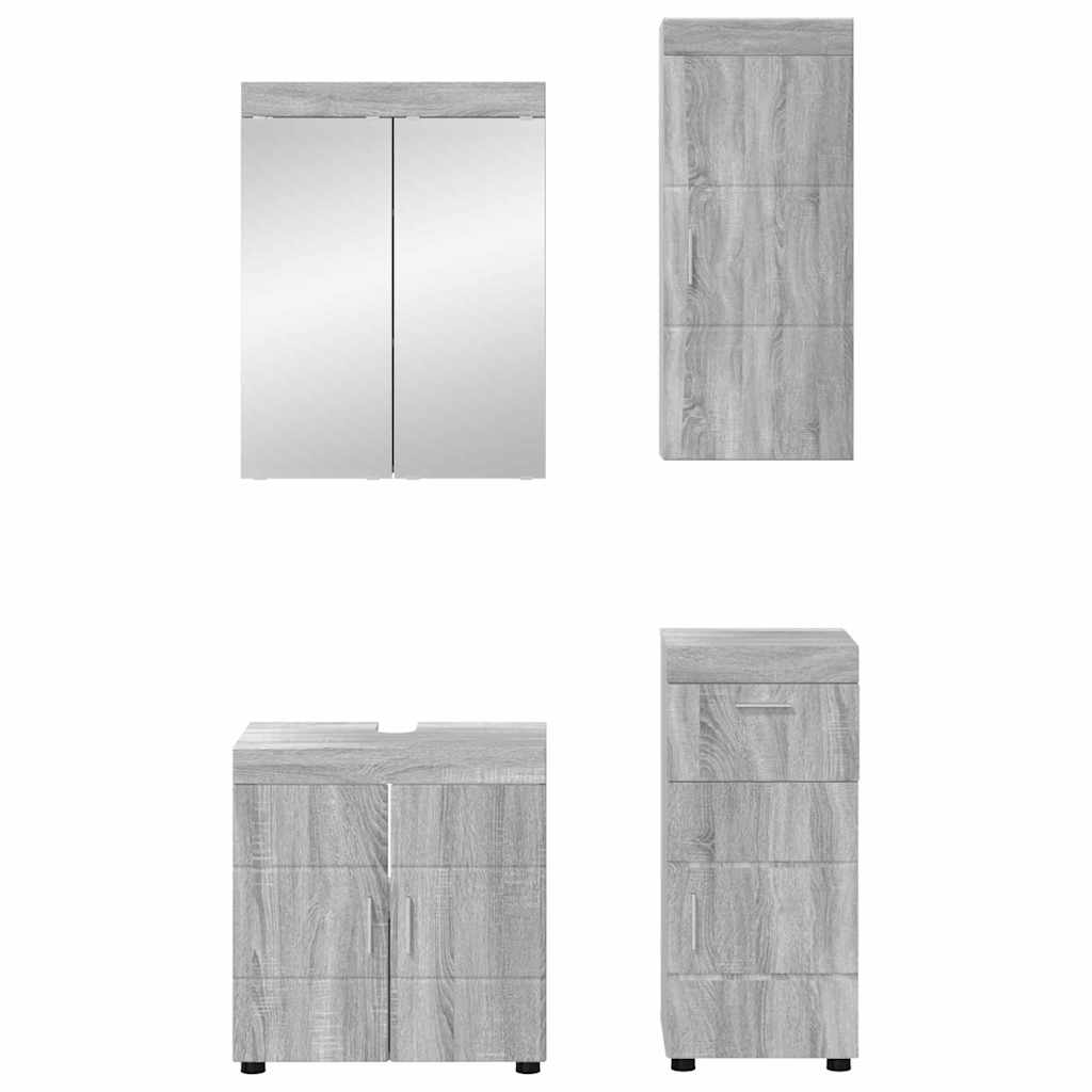 Badezimmermöbel-Set TULUM 2 pcs Weiß 60 x 34 x 63 cm