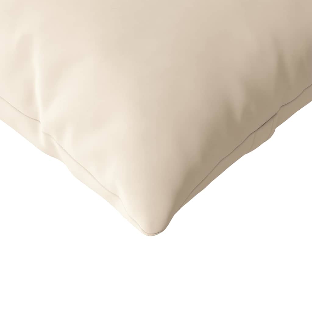 Sofakissen 2 Stück Taupe 50 x 30 cm Stoff