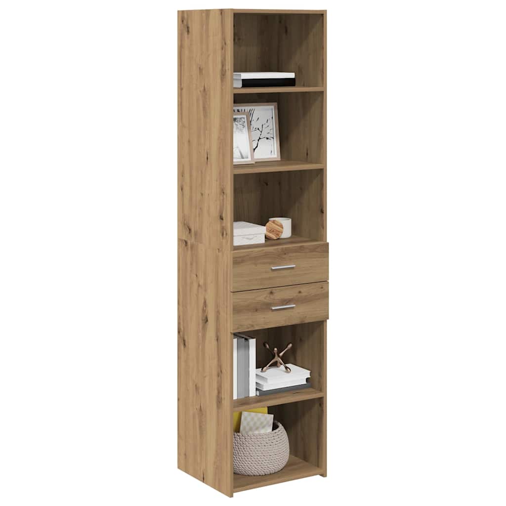 Highboard Altholz 45 x 42,5 x 185 cm Holzwerkstoff