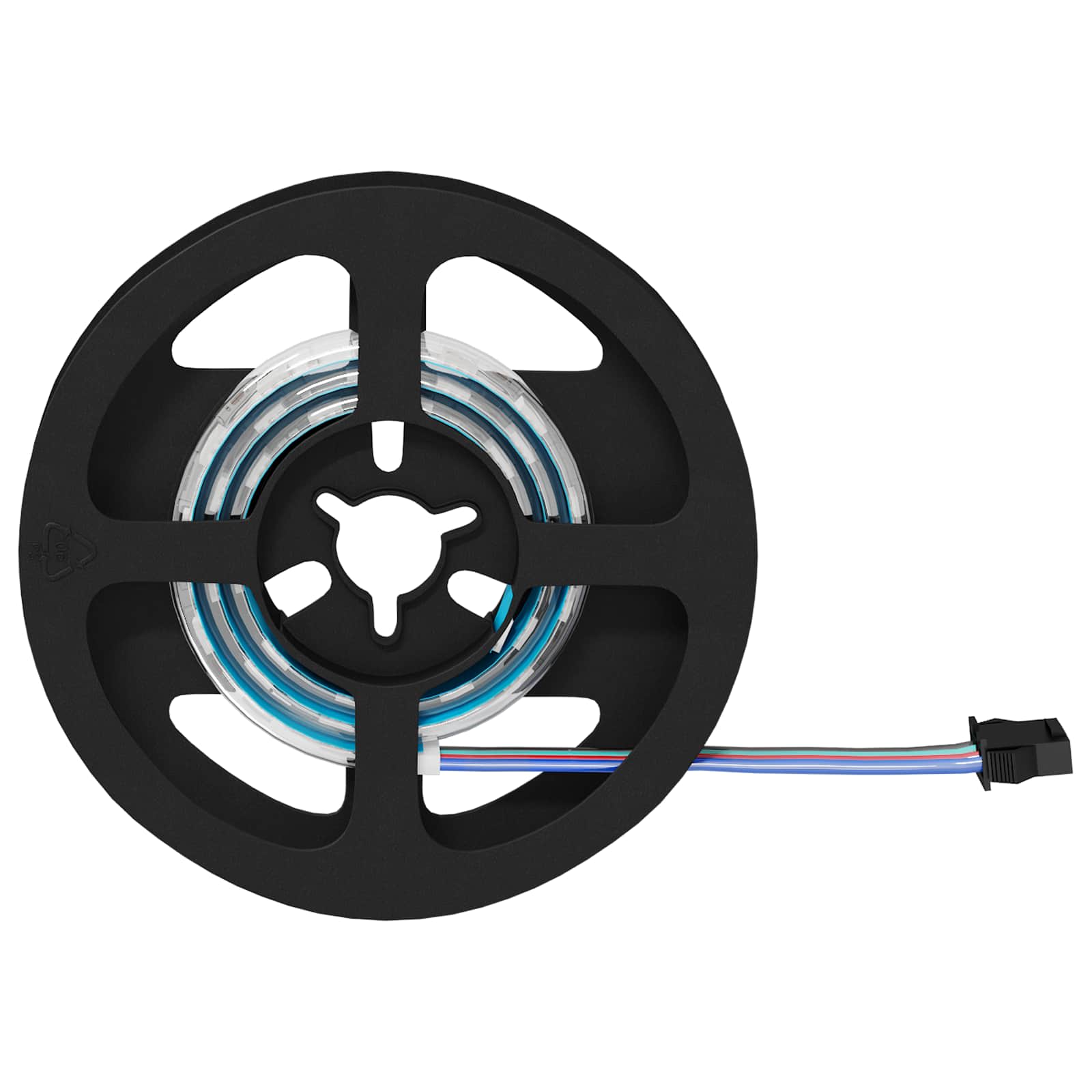 LED Streifen 2 pcs Schwarz und Transparent 3000 mm