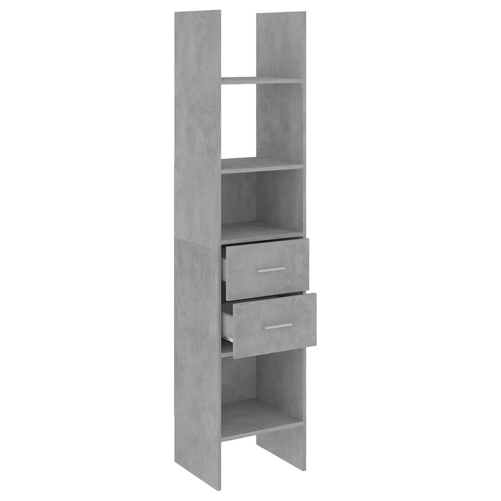 Bücherregal Weiß 40x35x180 cm Holzwerkstoff