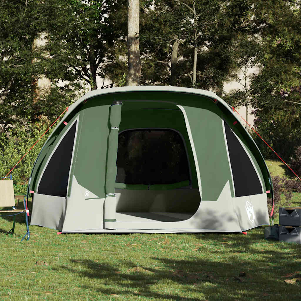 Campingzelt 4 Personen Grün Wasserdicht