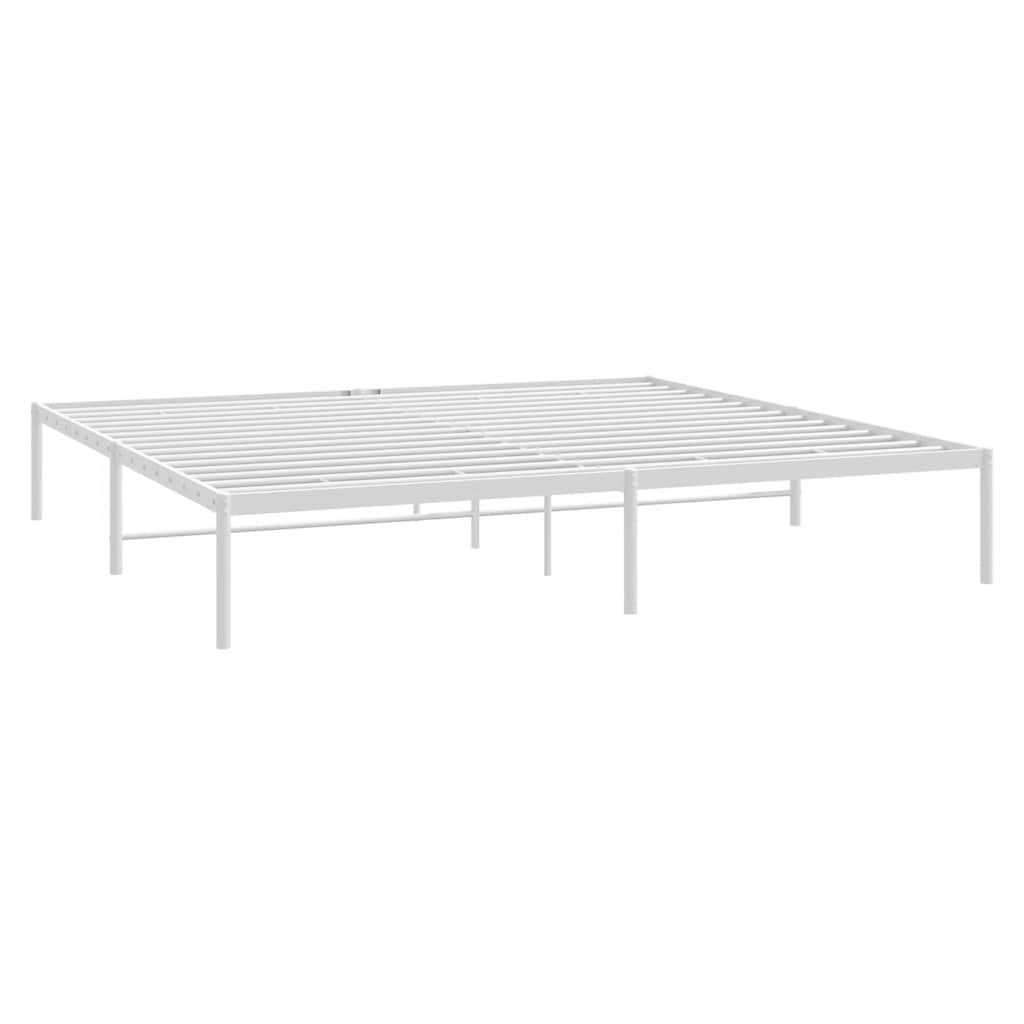 Bettgestell Metall Schwarz 75x190 cm