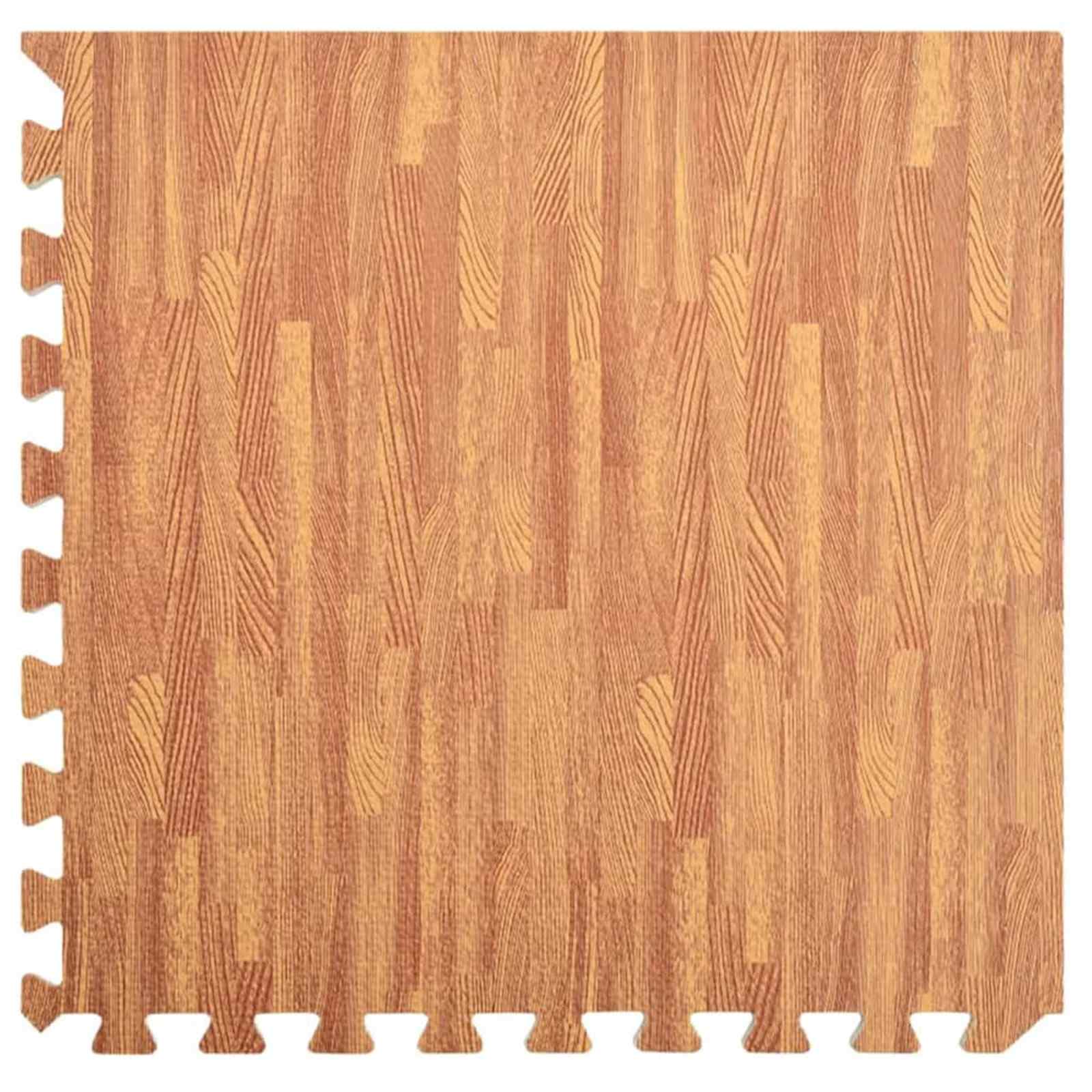 Pool Bodenteppich 6 pcs Schwarz 2,16 ㎡ EVA-Schaum