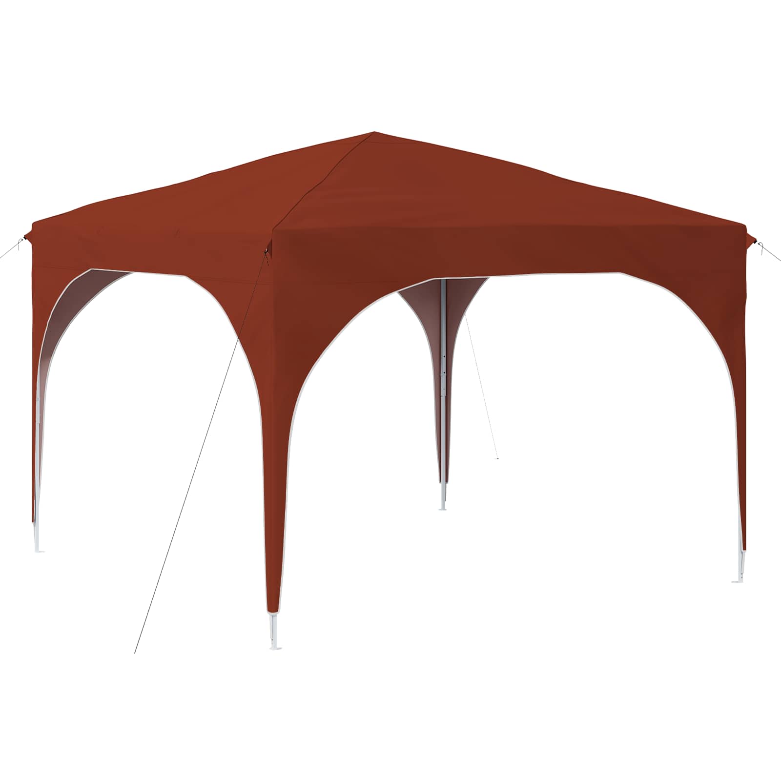 Pop-up Partyzelt 290 x 290 x 245 cm Creme