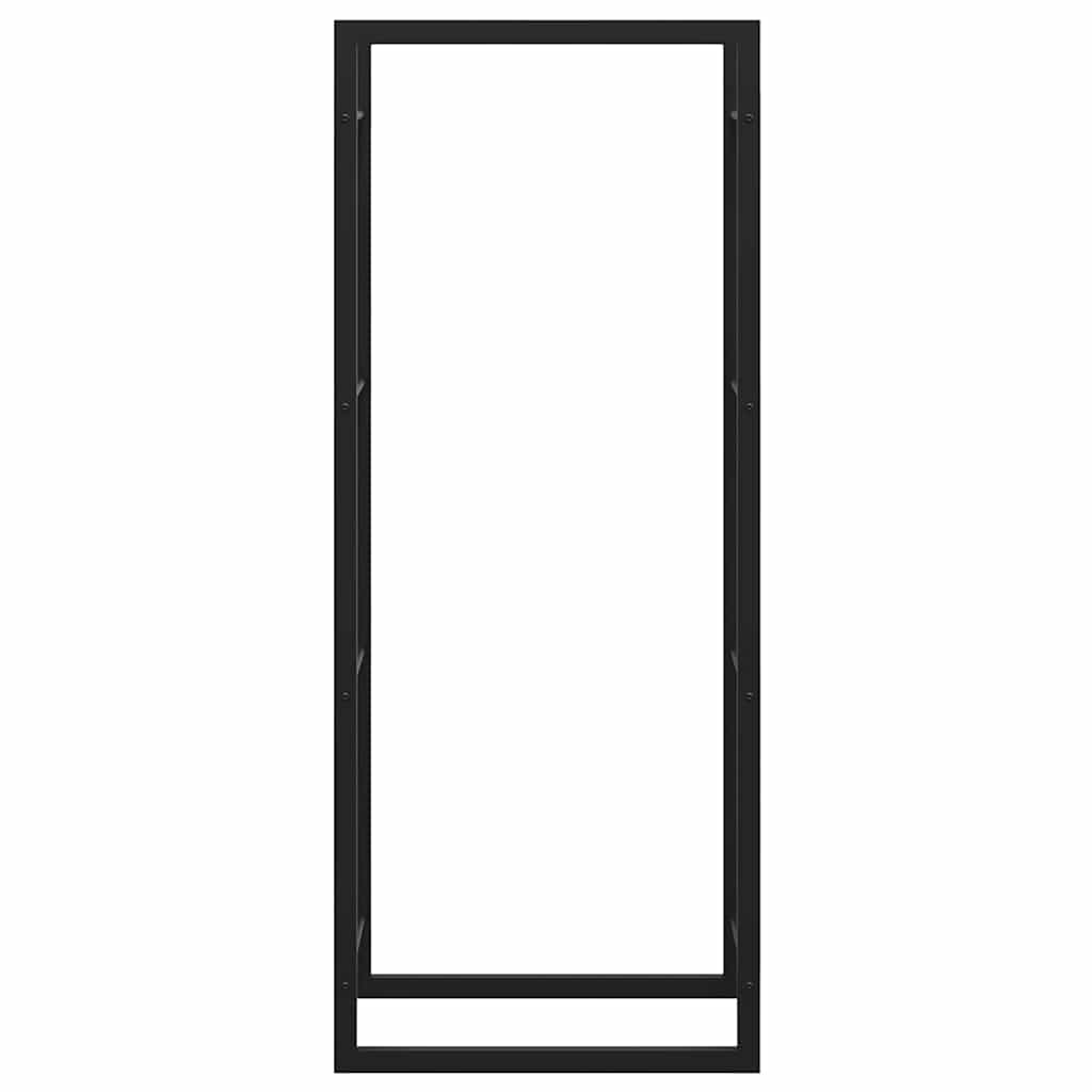 Brennholzregal 50x28x94 cm Edelstahl