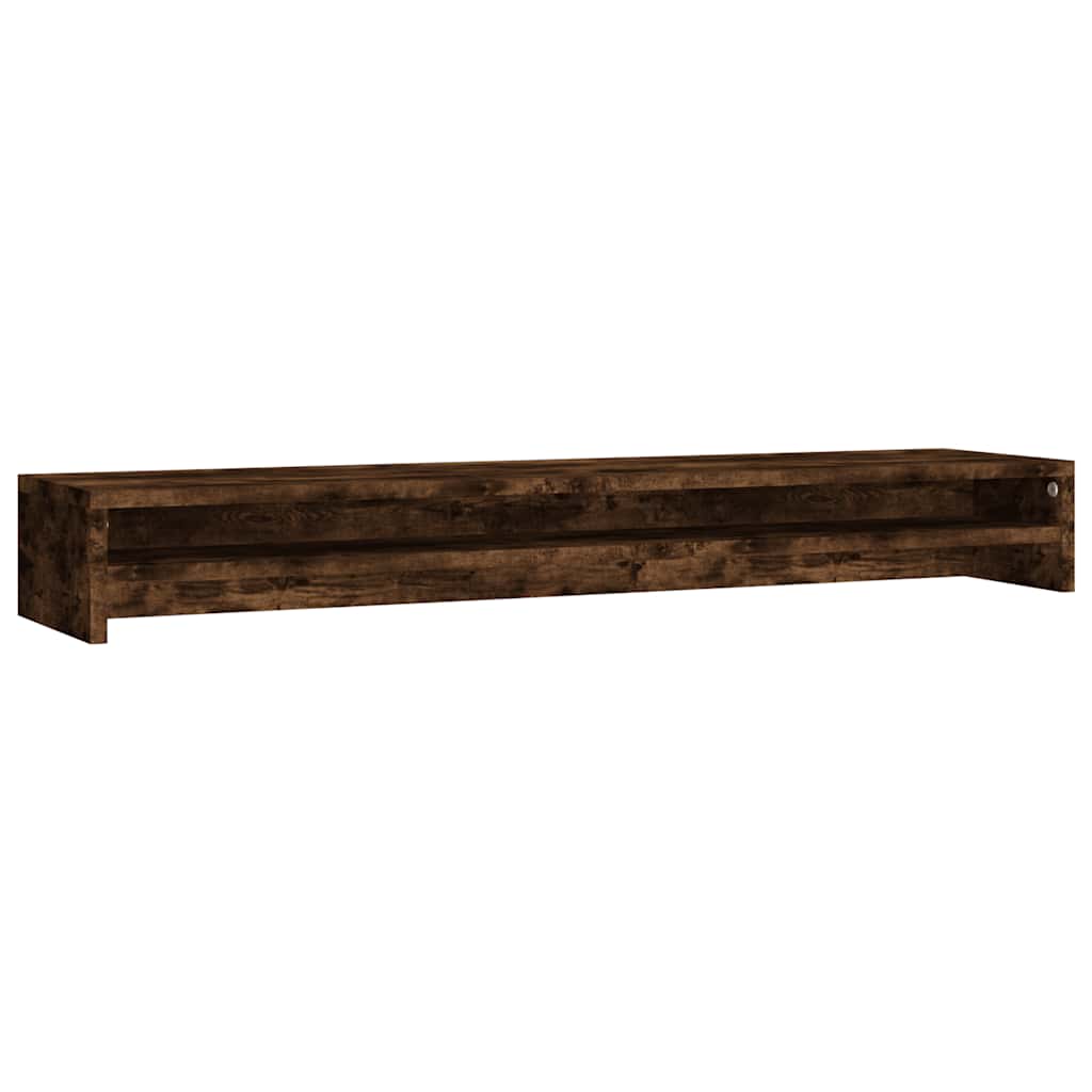 Monitorständer Weiß 100x24x13 cm Holzwerkstoff