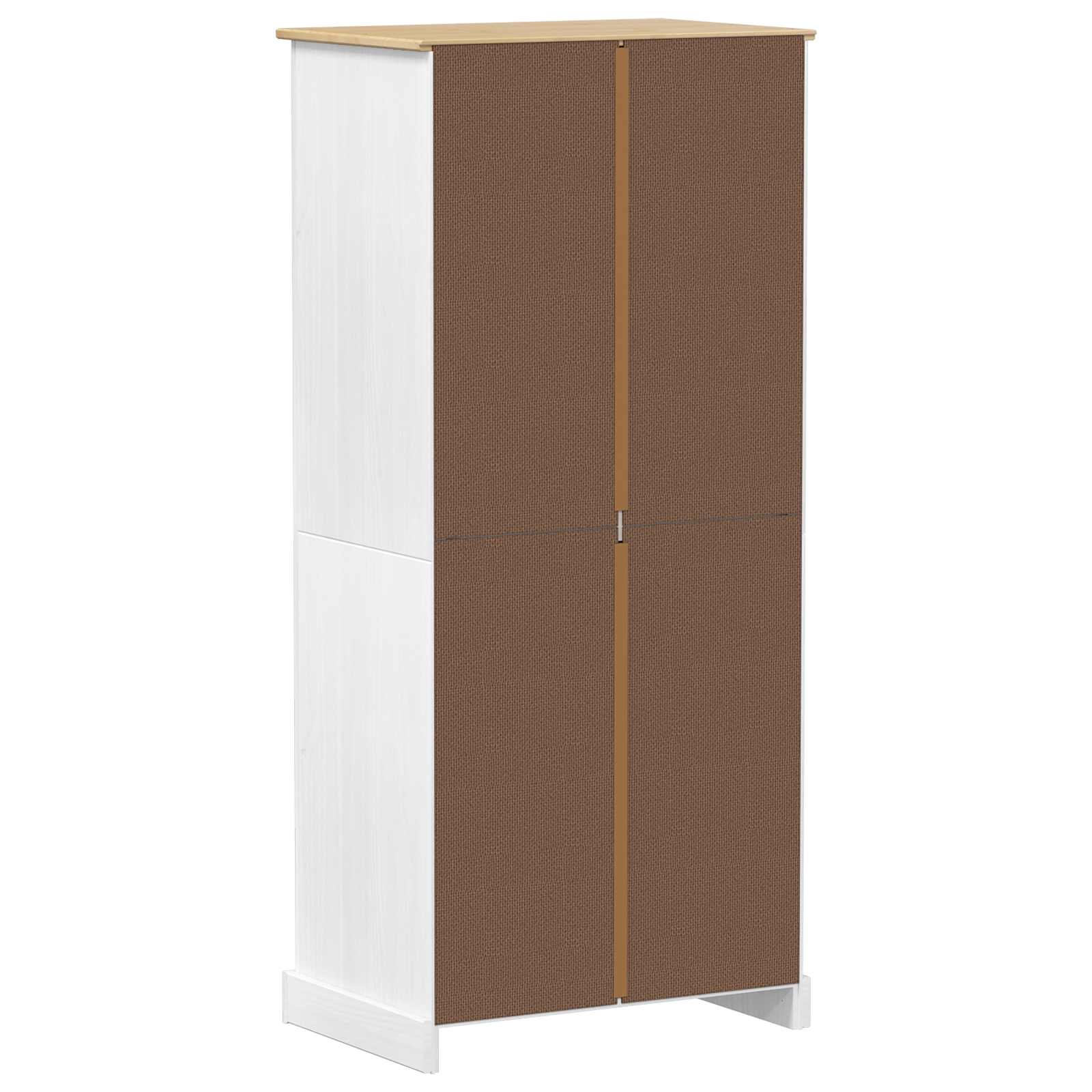 Kleiderschrank Corona 76x50x170 cm Massivholz Kiefer