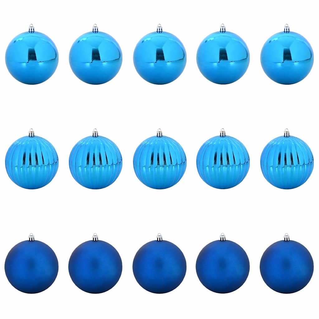 Weihnachtsbaumkugel Set XL 9 pcs Rot Kunststoff