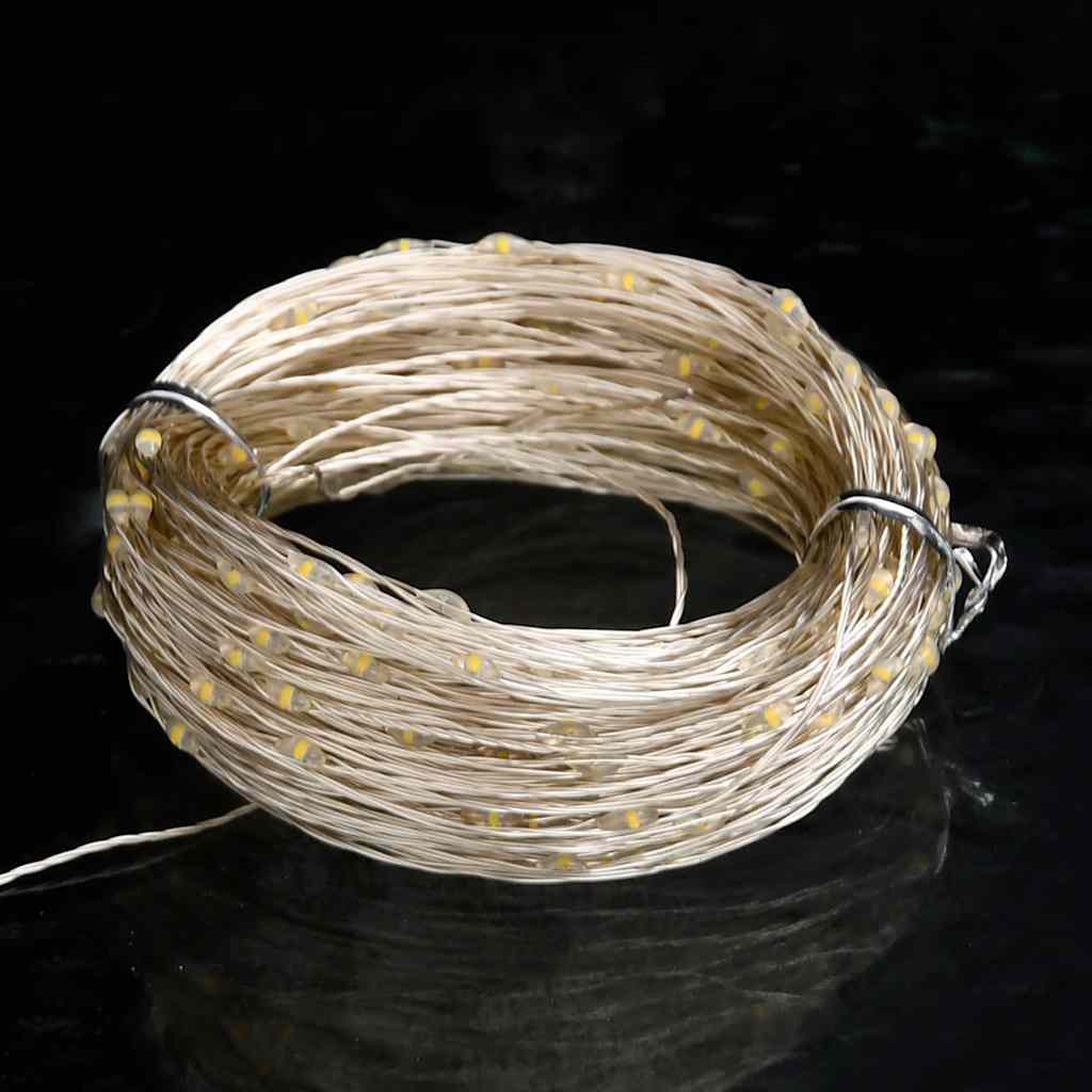 LED-Lichterkette mit 150 LEDs Warmweiß 15 m