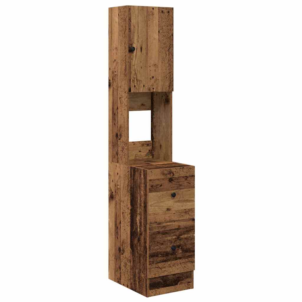 Küchenschrank Weiß 60x50x180 cm Holzwerkstoff