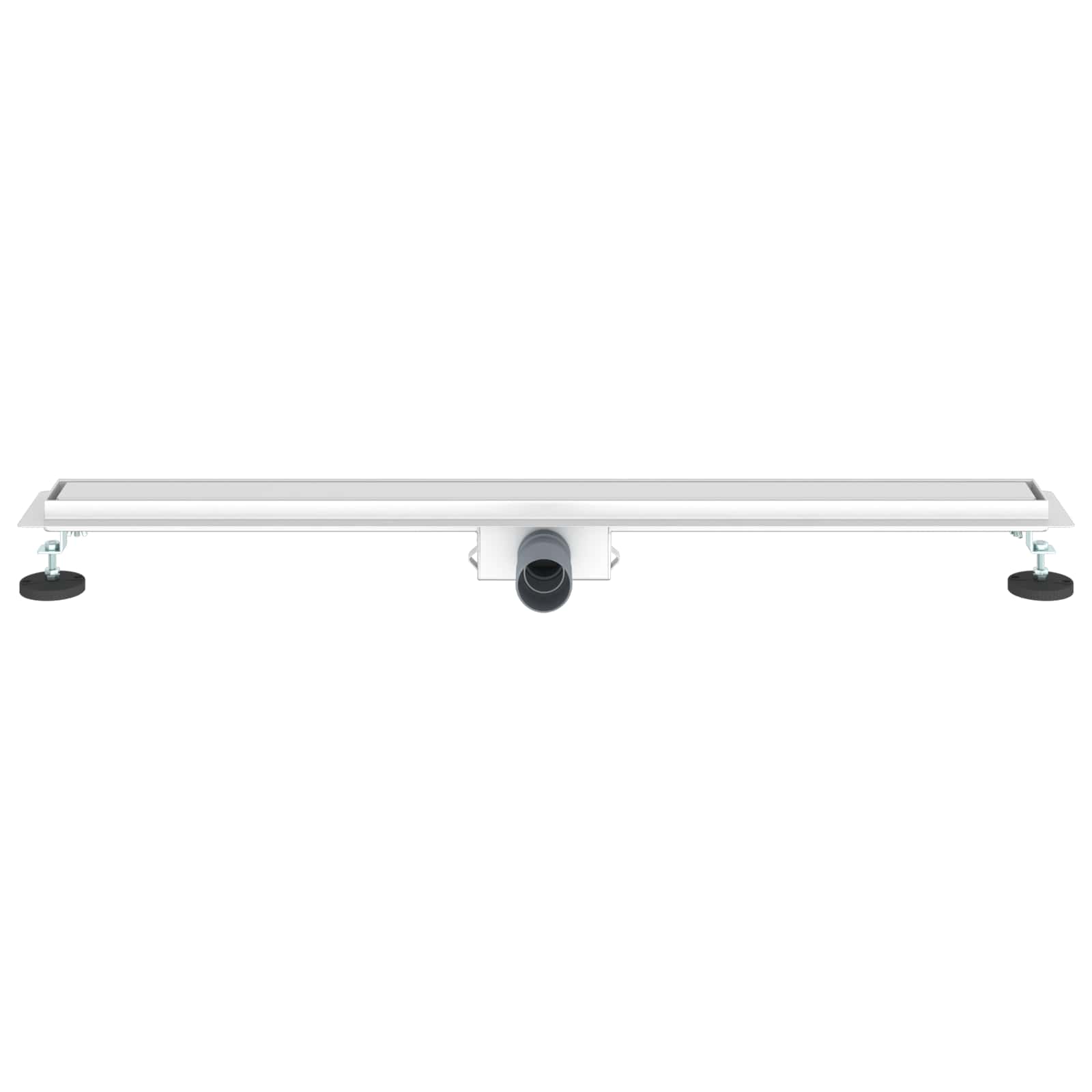 2 in 1 Duschabfluss Silber 50 cm Edelstahl 304