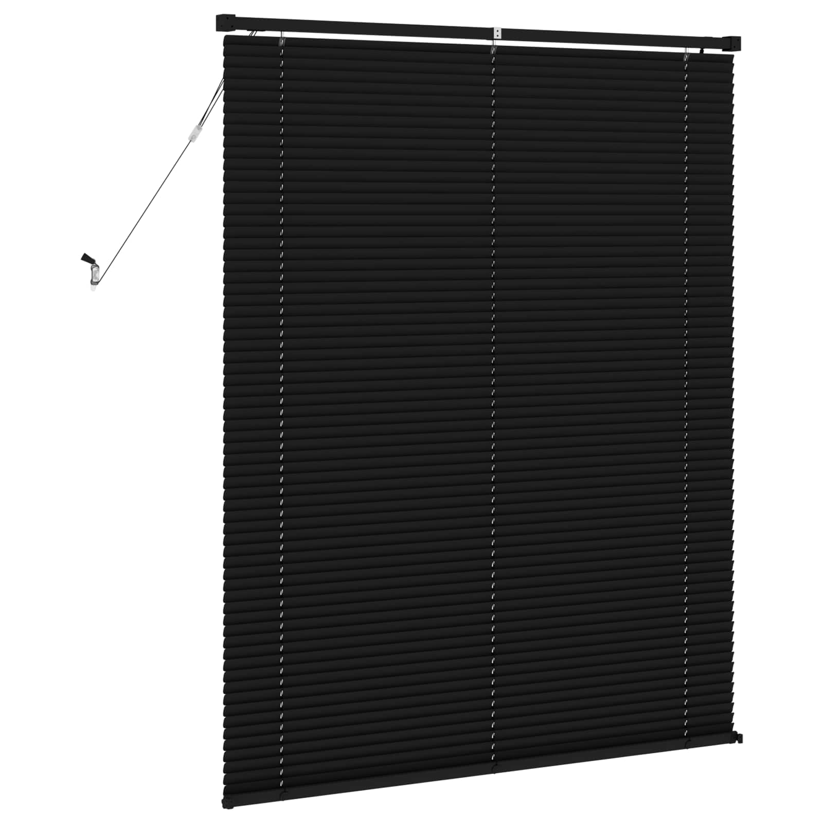 Jalousie Silber Grau 150 x 40 cm 25 mm PVC