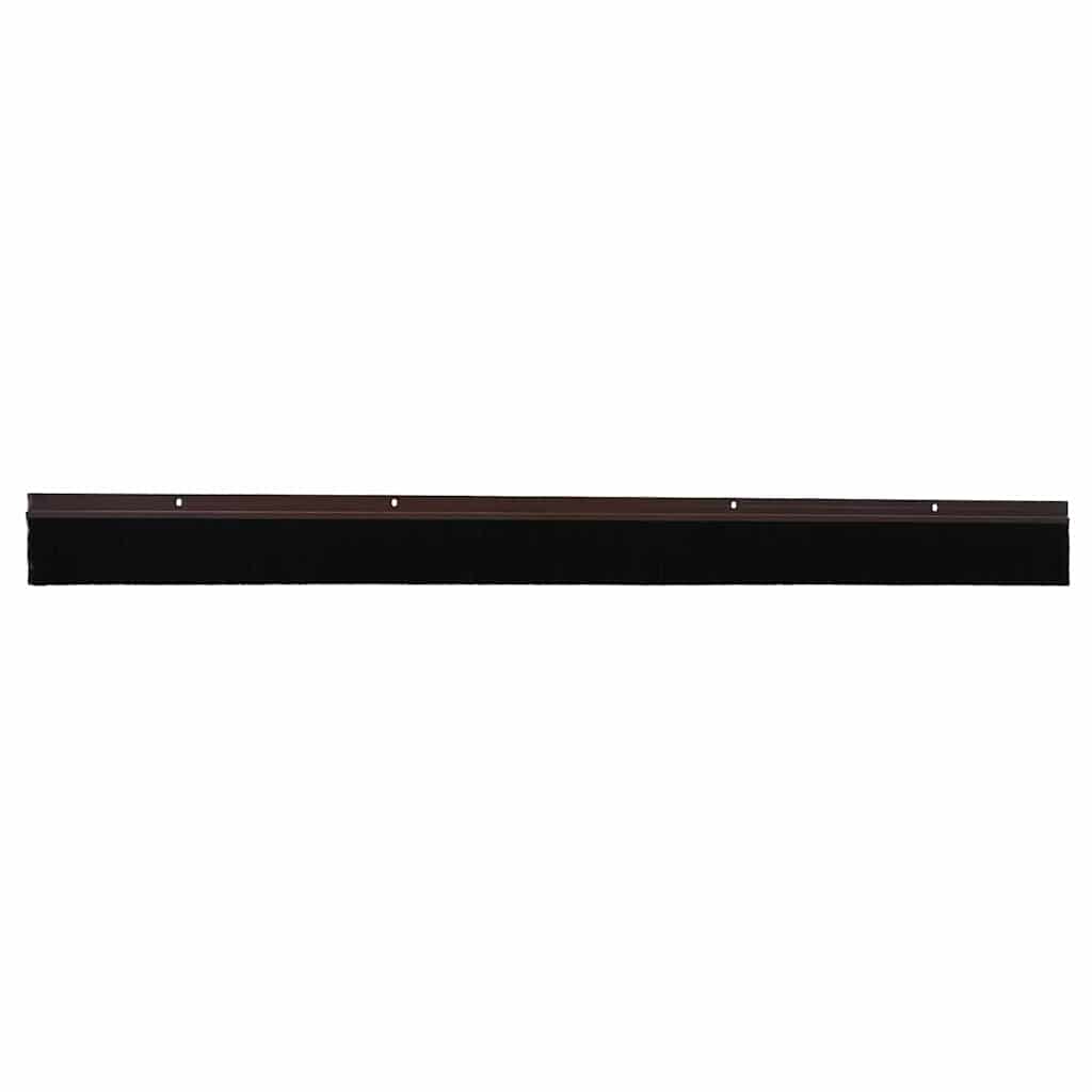 Aufsteck Türbürstendichtungen 2 pcs Braun 100 cm