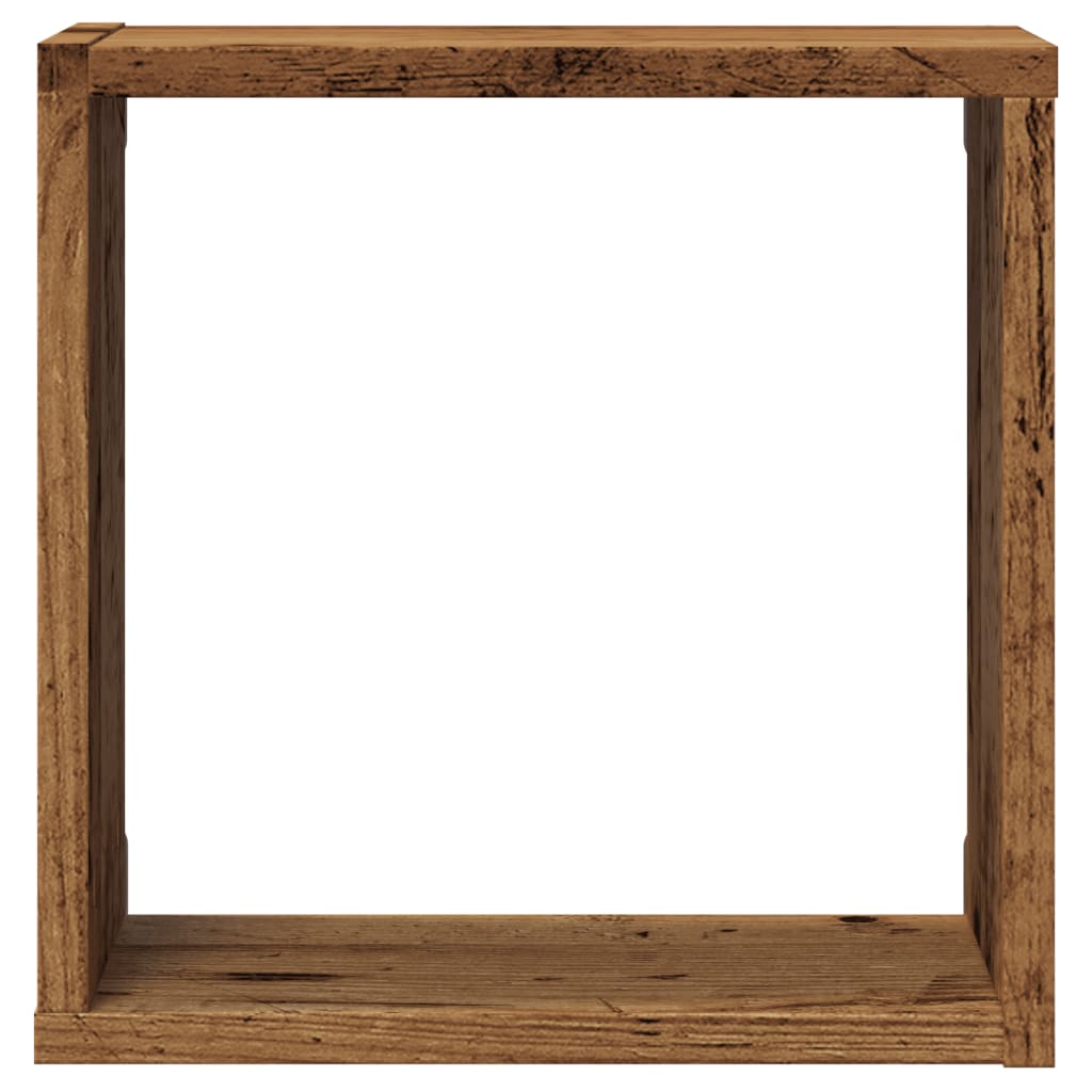 Würfelregale 2 Stk. Weiß 30x15x30 cm