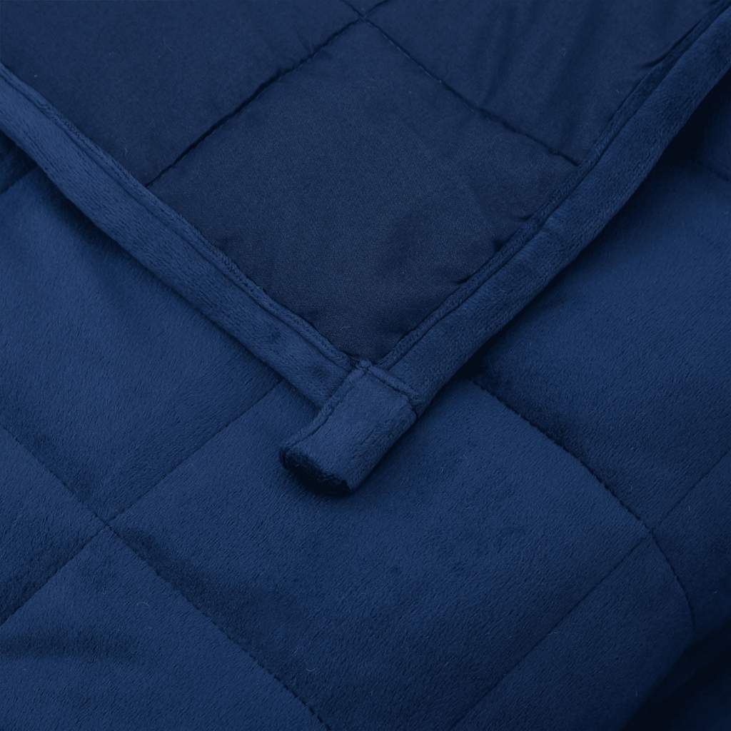 Gewichtsdecke Grau 122x183 cm 5 kg Stoff