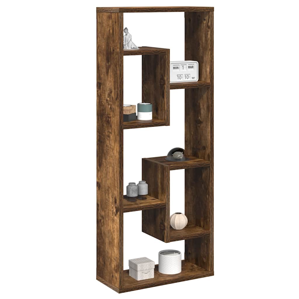 Wandregal Weiß 36x16x90 cm Holzwerkstoff