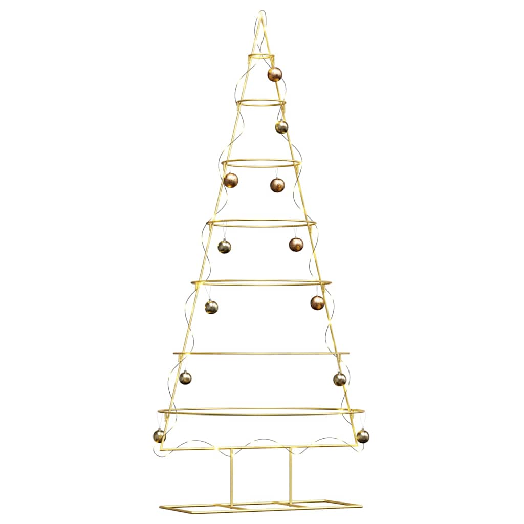 Metall-Weihnachtsbaum Deko Schwarz 60 cm
