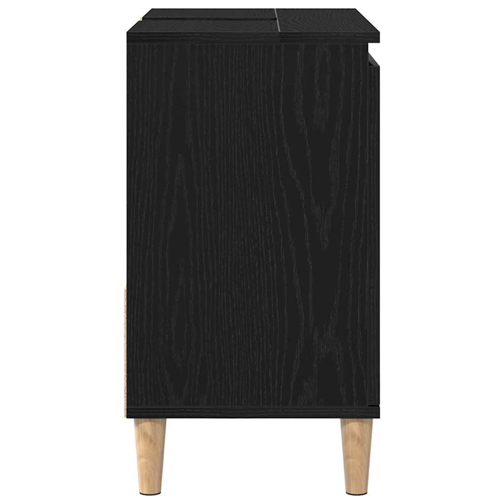 Badschrank Weiß 65x33x60 cm Holzwerkstoff