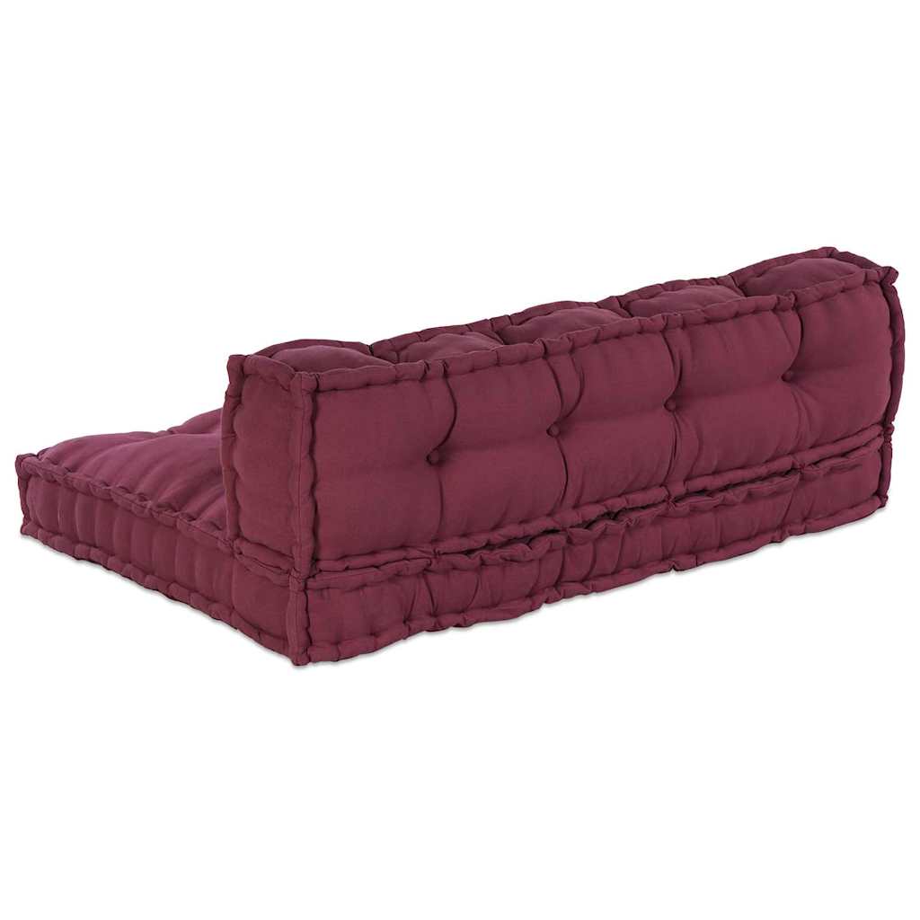 Palettensofa-Auflage Mehrfarbig Stoff Patchwork