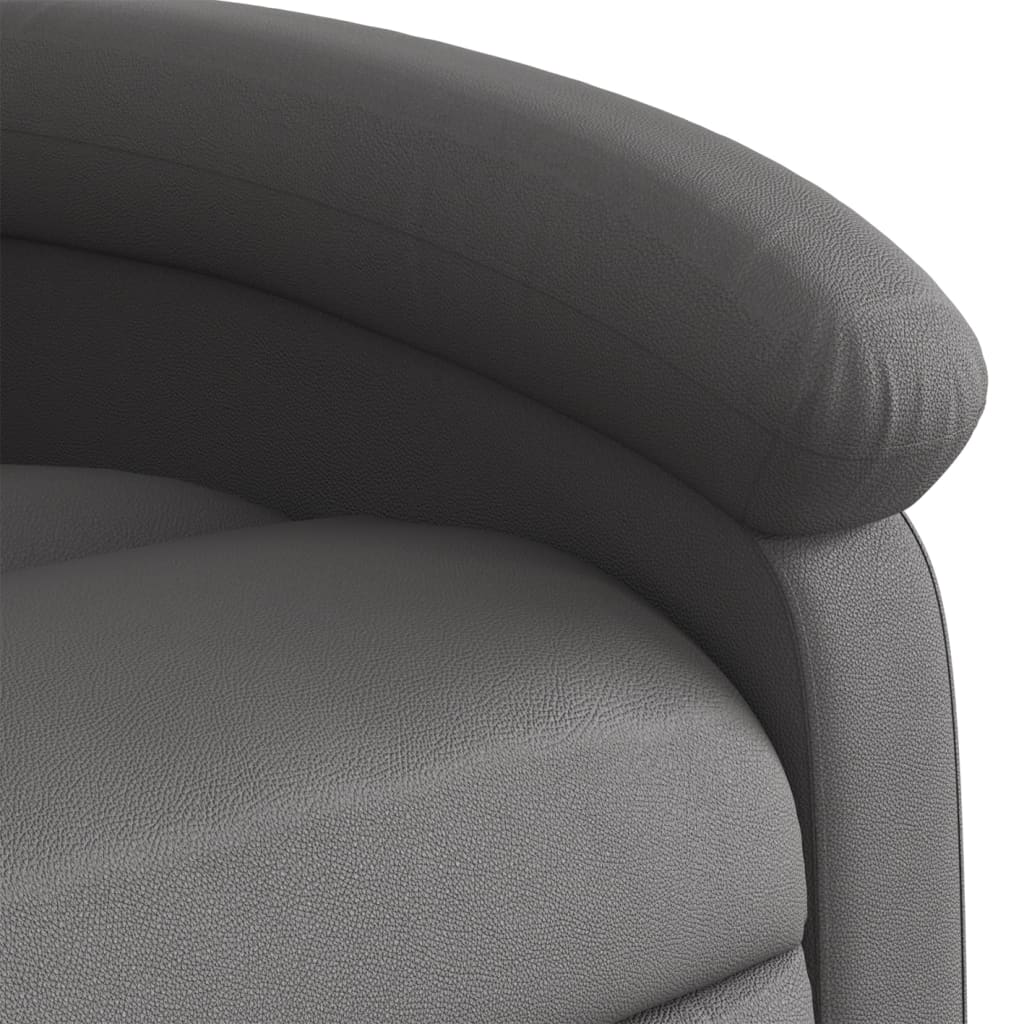 Relaxsessel Echtleder Schwarz