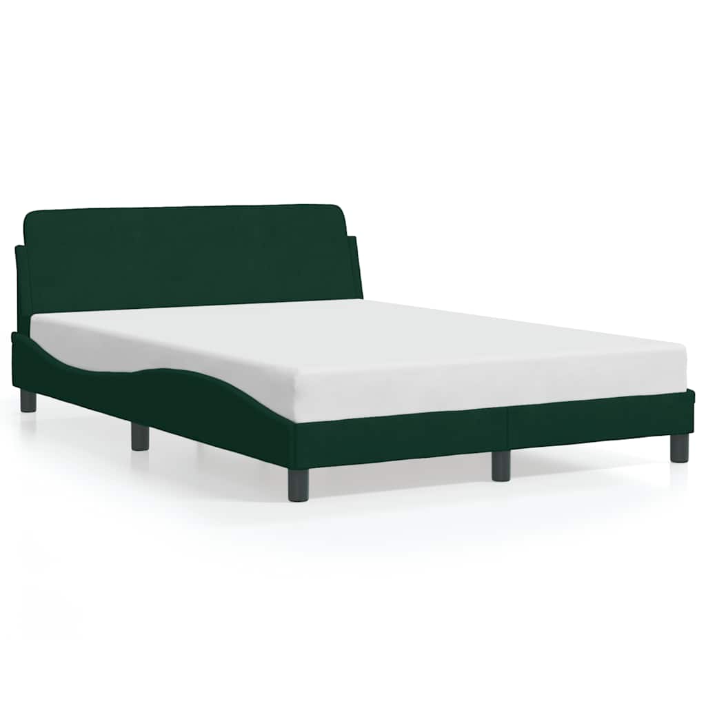 Bettgestell "Dover" Hellgrau 80x200 cm Samt