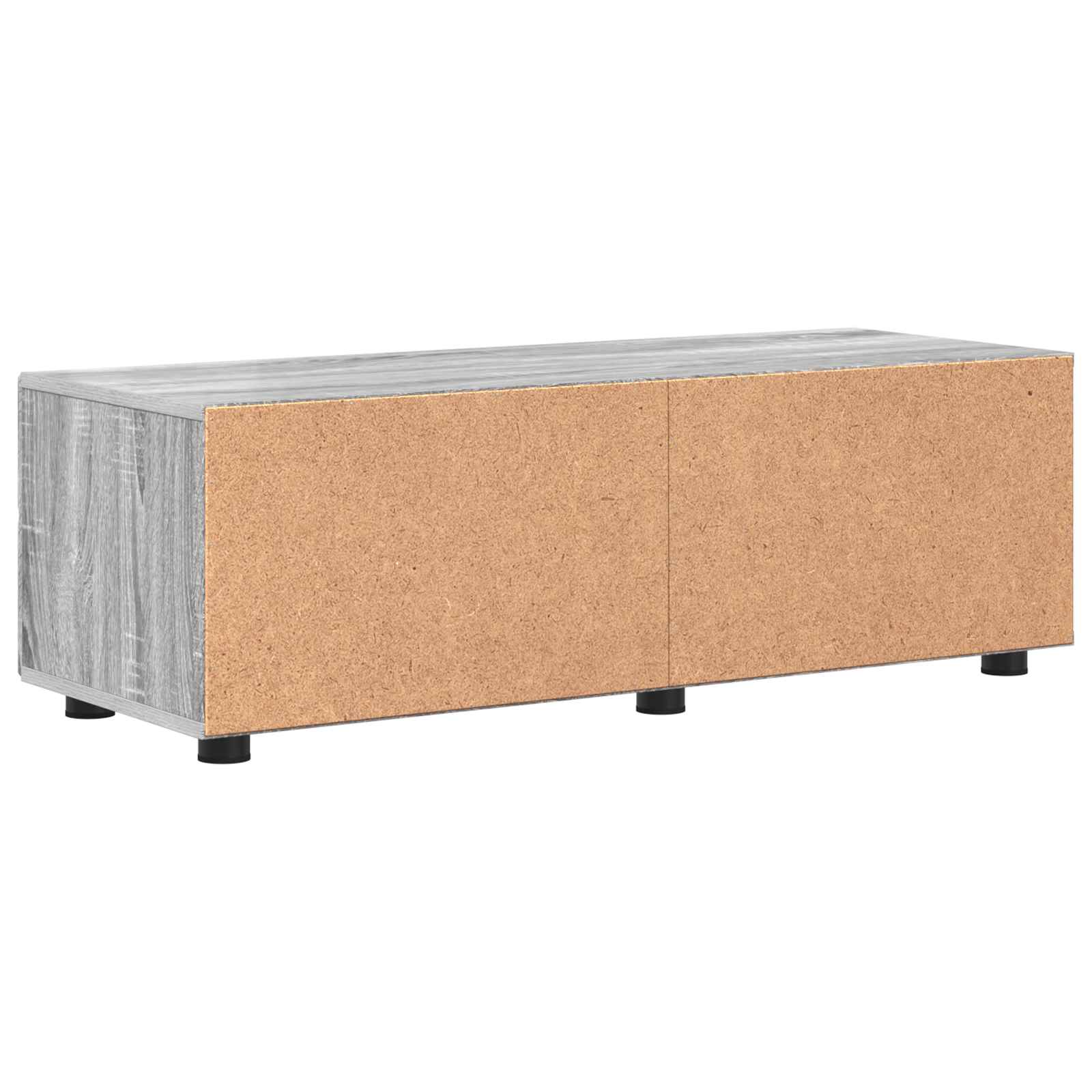 Highboard mit Regal FLORIN Weiß 60 x 35 x 182 cm Holzwerkstoff