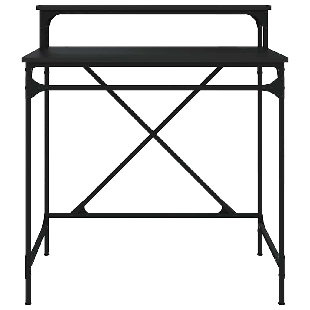 Schreibtisch Sonoma-Eiche 100x50x90 cm Holzwerkstoff und Eisen