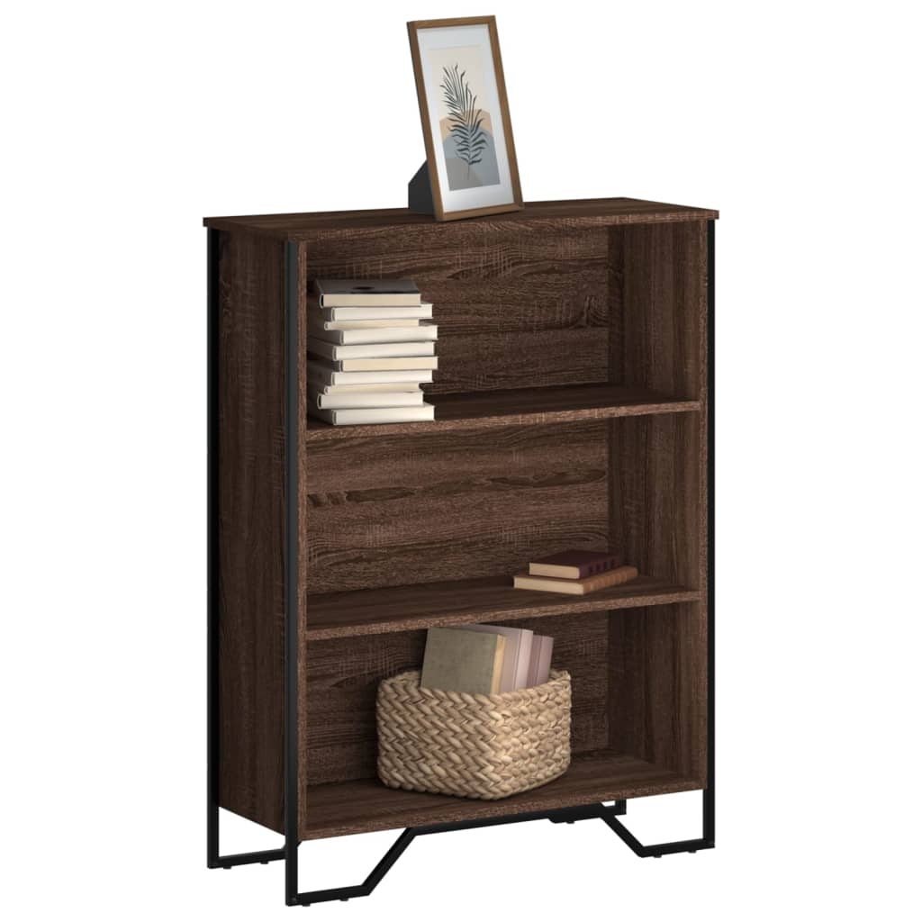 Bücherregal Schwarz 80x31x169 cm Holzwerkstoff