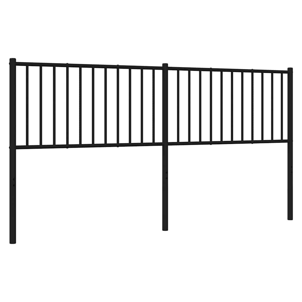 Ersatz-Kopfteil Metall Schwarz 75 cm