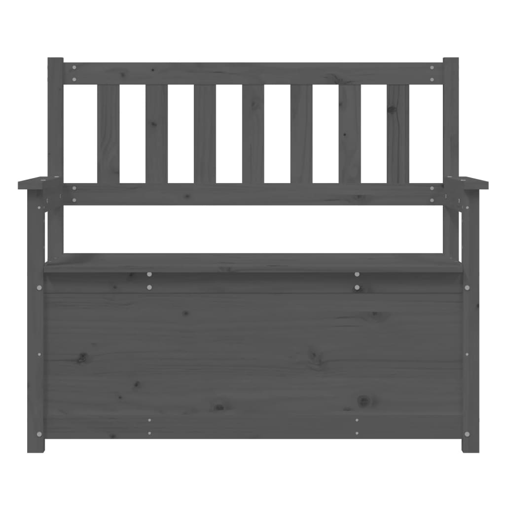 Sitzbank 112,5x51,5x96,5 cm Massivholz Kiefer