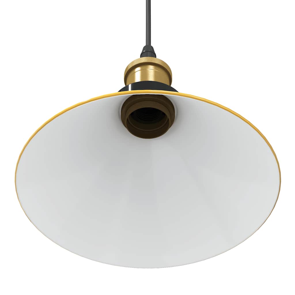 Pendelleuchte Höhenverstellbar E27 Schwarz Glänzend Ø 22 cm