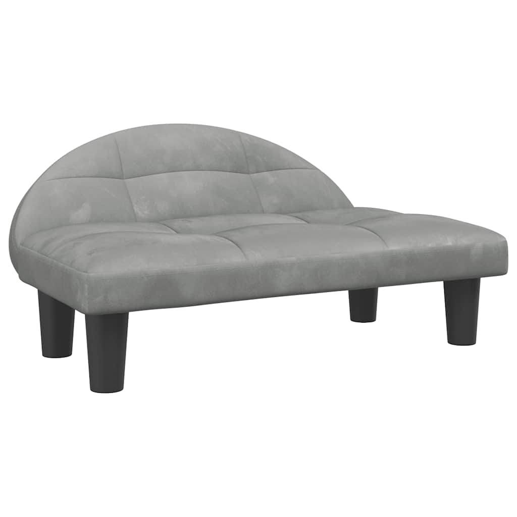 Hundebett Creme 70x52x30 cm Stoff