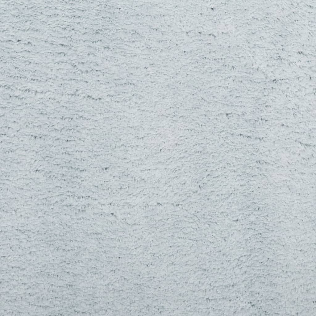 Teppich HUARTE Kurzflor Weich und Waschbar Anthrazit 60x110 cm