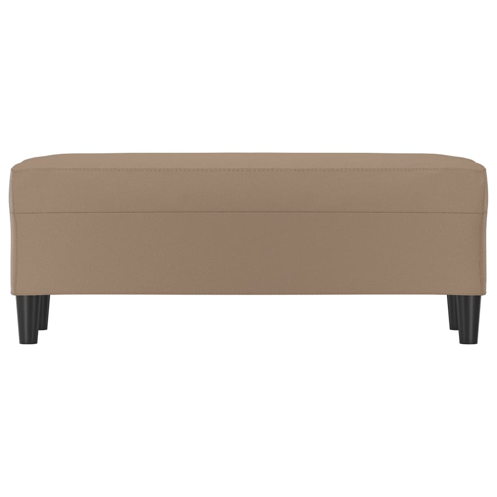 Sitzbank Schwarz 70x35x41 cm Kunstleder